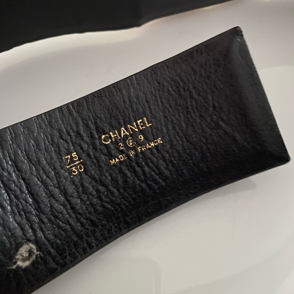 Chanel 90s Rare Runway Vintage CC Gold Belt - Picture 6 of 8